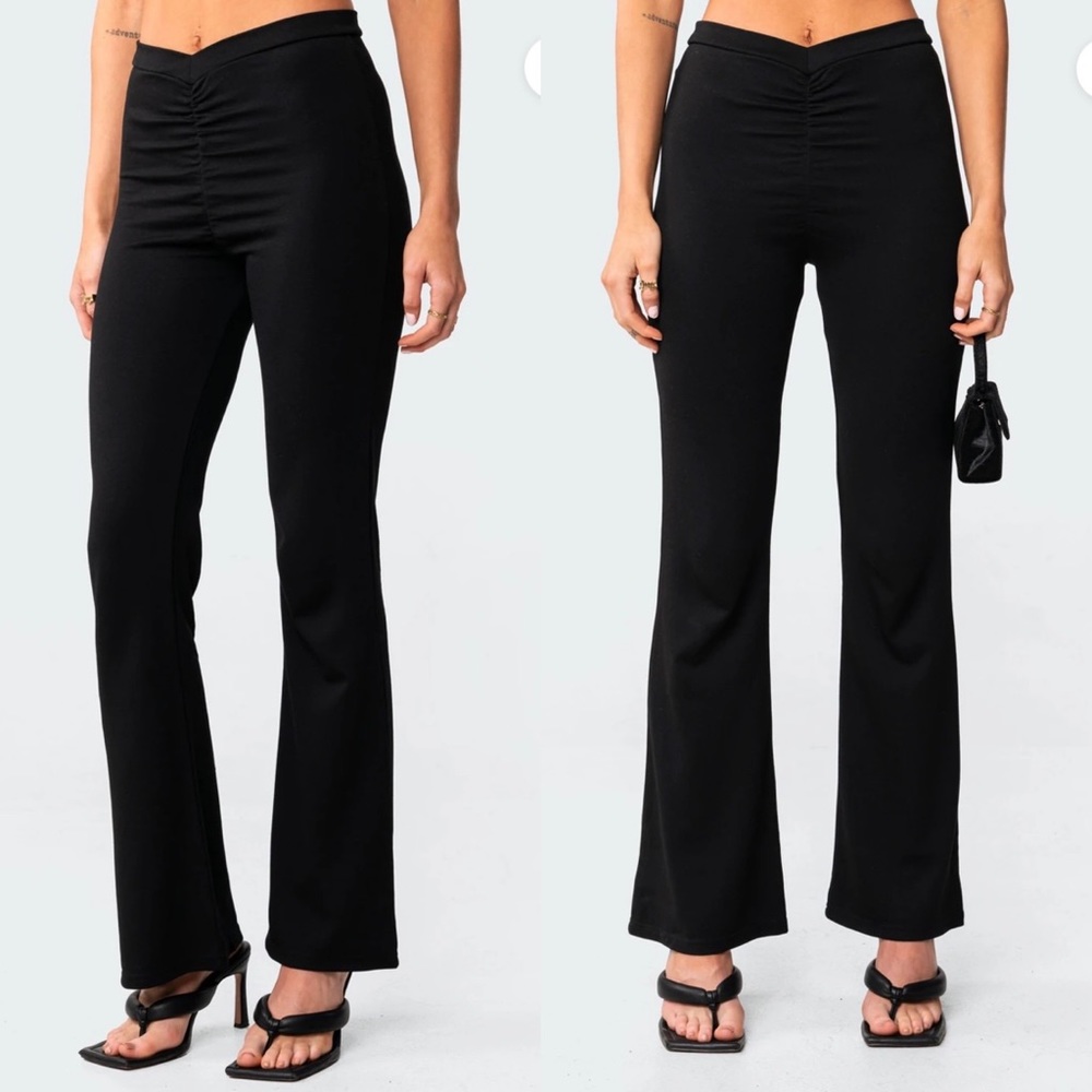 COPY - Edikted black flare pants NEVER BEEN WORN W/ TAGS